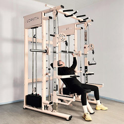 Gym Equipment Multi-Functional Smith Machine Comprehensive Trainer Big Flying Bird Gantry Flying Bird Chest Squat Rack