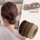 Korean high ponytail bun hair bun hair rope 2023 new head rope leather case simple hair ring high elastic durable leather ribs