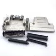 Đầu nối MDR ổ cắm servo ổ cắm SCSI-50P đầu nối xuyên thấu vỏ sắt nam có đầu uốn kiểu vít Jack cắm - Đầu nối