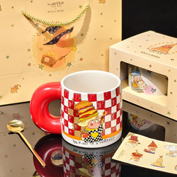 Star Man Mug Co-Branded Cup Couple Pair Cup Large Capacity Water Cup Coffee Cup Gift Box Birthday Gift