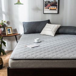 Gray Feather Velvet Mattress, Mattress Thickness 3-5cm, Thin Mattress, Can Be Used as a Mattress