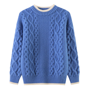 
New children's sweaters, boys' sweaters, medium and large children's 2025 winter velvet thickened autumn and winter warm sweaters