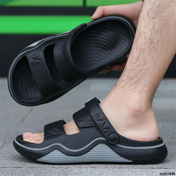 Japanese Db Sandals for Men, Summer Outdoor Non-Slip Dual-Use Water Shoes, Driving Casual Beach Slippers for Men in Summer