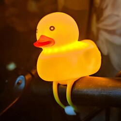Children's Balance Bike Bicycle Little Yellow Duck Decoration Accessories Bell Horn Night Riding Headlight