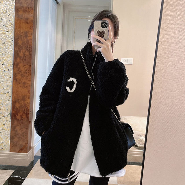 Winter Jacket Men Warm Fashion Black Thickened Lamb Wool Jacket Men Streetwear Korean Loose Short Coat Mens Thick Suede Jackets