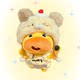 
Genuine DuoAi removable capybara Lulu doll plush pendant birthday gift bag pendant baby clothes for girls