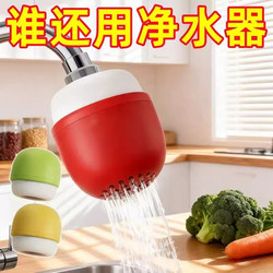 Mini Mushroom Faucet Filter for Travel and Hotel Use, Portable Tap Water Inlet Purification to Improve Water Quality, Water Purifier