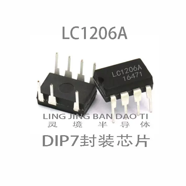 Reland Sun - Lot De 5 Pièces - Circuits Intégrés LC1206A DIP-7 - Pour électronique, Réparation