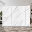 Vân gỗ màn hình vách ngăn hiện đại đơn giản vân đá màu trắng văn phòng phòng khách phòng ngủ chặn cửa tùy chỉnh vách ngăn phòng khách gỗ tự nhiên Màn hình / Cửa sổ