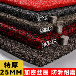 Cuttable Foot Mat, Wire Loop Floor Mat, Thickened Entrance Door Mat, Plastic Carpet for Entryway, Dirt-Resistant and Non-Slip Car Mat