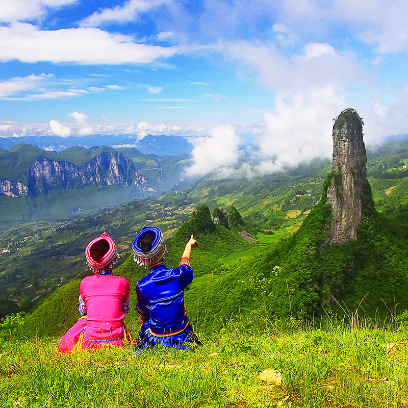 恩施5日游 武汉动车往返恩施大峡谷腾龙洞地心梭布垭全景纯玩连住