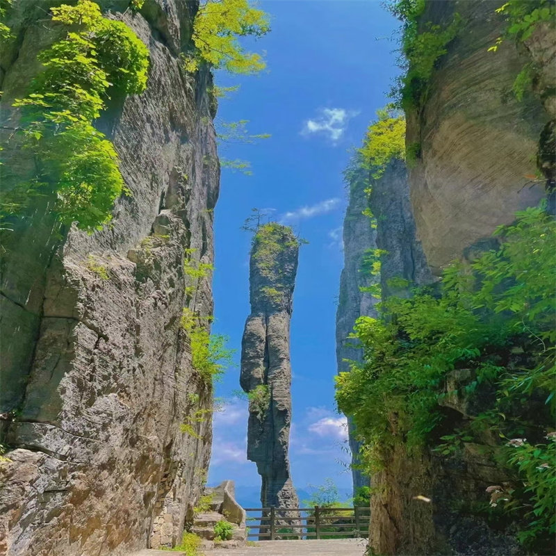 恩施旅游3日 包车游恩施大峡谷全景/腾龙洞/赠土家表演/上行索道