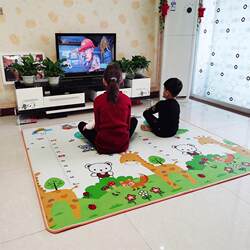 Baby Crawling Mat, Thickened Baby Crawling Mat, Odorless, Foldable, Splicable Foam Floor Mat, Living Room Home Mat