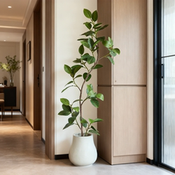 High-End Light Luxury Artificial Green Plant Bengal Banyan Tree, High-Quality Soft Decoration Ornament, High-Quality Indoor Living Room Floor-Standing Artificial Tree