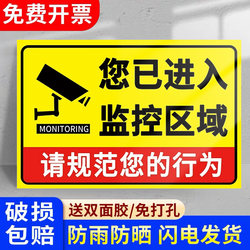 Luminous Surveillance Warning Sign Stickers with Surveillance Warning Signs Inside. You Have Entered a 24-Hour Video Surveillance Area. Warning Signs and Reminders. Electronic Surveillance Coverage Area Warning Signs