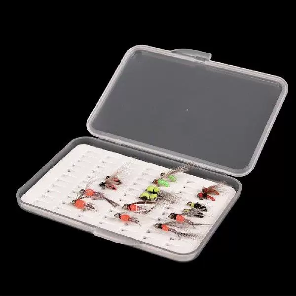 Portabale Fly Fishing Lure Bait Box Trout Flies Storage Box-Taobao