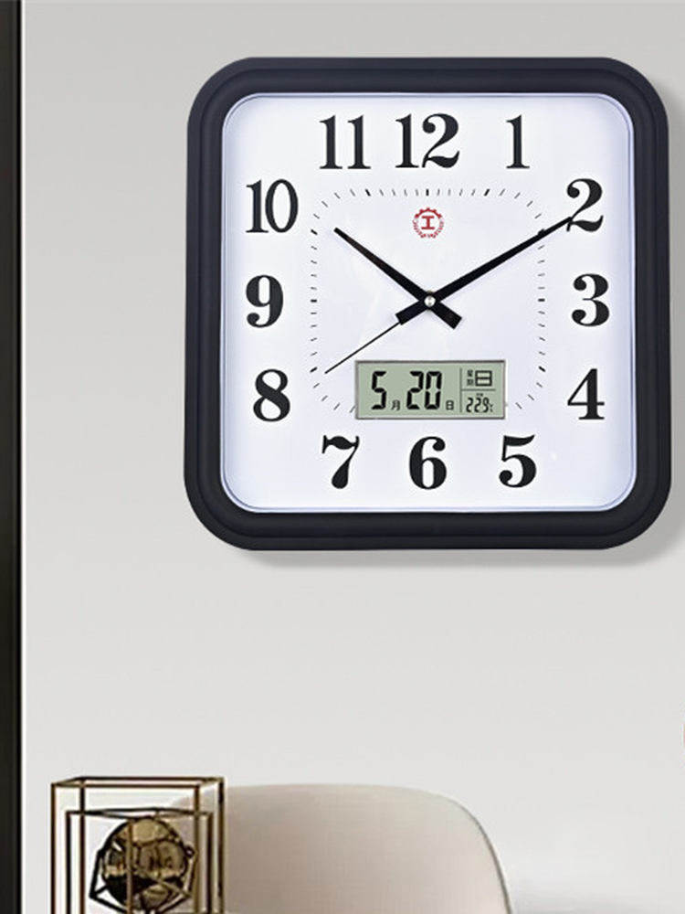 Orologio Da Parete Cucina Orologio Da Parete Silenzioso 30 Cm Quadrante Rosso Con Numeri Arabi D 341415 - Foto 7