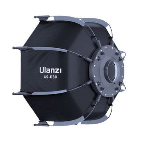 Ulanzi Mini Basket Mini Bowon Bayonet Octagonal Softbox 40W Handheld COB Light Accessories 30cm/45cm Soft Cover Live Fill Light Built-in Battery High-Power Photography Light Accessories