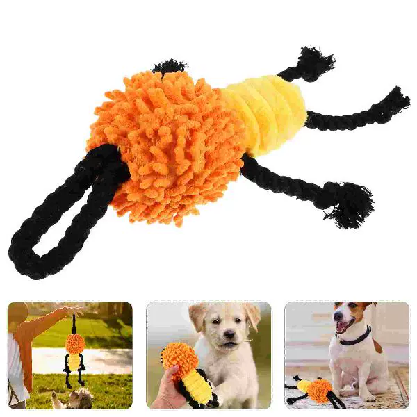 Dog Pull Tug Toys War Rope Funny For Puppies Squeaky Small-Taobao