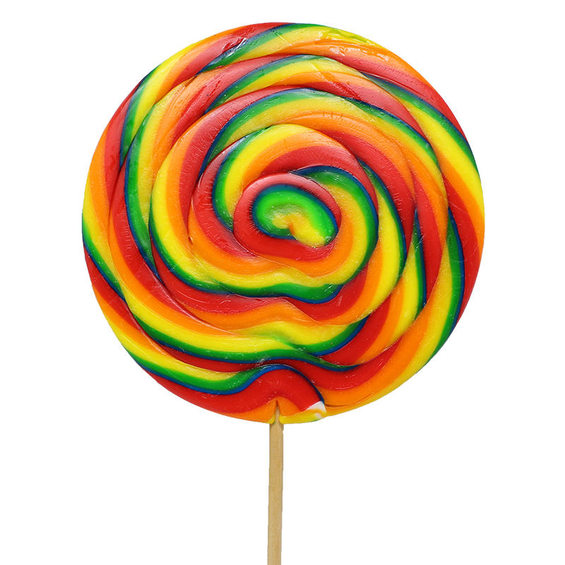 金稻谷彩虹创意大棒棒糖200g波板糖硬糖儿童节日装饰糖果休闲零食