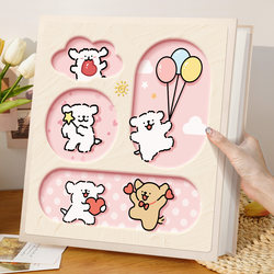 Couple's Six-Inch 1000-Photo Album, Commemorative Album, Children's Growth Record Photo Storage Album, Large Capacity Family Album