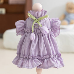 Summer Thin Tulip Dog Princess Dress with Leash for Small Dogs Like Teddy and Bichon, and Cats