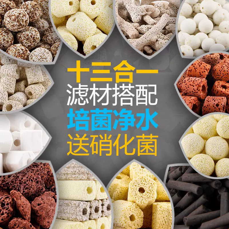 魚缸底濾過濾材料全套珊瑚骨十合一納米球小顆粒生化