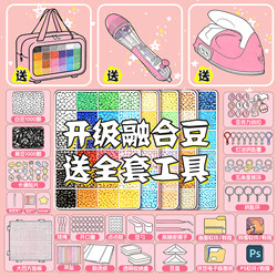 Bean Art Kit Complete Set of Tools DIY Material Package for Bean Art Creation with Ironing Tool Family Set Channel
