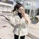 Small woolen coat new wool coat for women short autumn and winter petite short person with temperament and look taller
