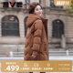 Yalu Mommy Short Down Jacket 2025 New Women's Winter Clothing Middle-aged and Elderly Fashion Hooded Warm Jacket