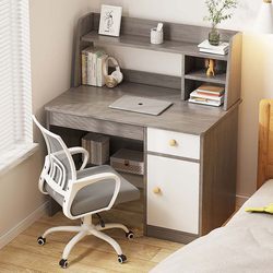 Computer Desk Desktop Student Simple Writing Desk Small Home Desk Bookshelf Integrated High School Student Room Study Desk