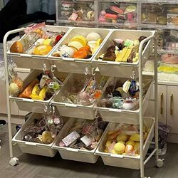 Toy Storage Rack, Organizer Rack, Drawer-Type Wall-Mounted Slanted Shelf, Single-Sided Large-Capacity Small Shelf for Children's Room