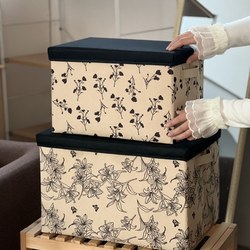 Washable Foldableing Clothes Storage Box, Odor-Free Fabric Wardrobe Clothing Storage Basket, Car Trunk Storage Box
