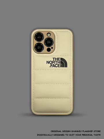 The North Face New Puffy Puffer Down Jacket Phone Cases Covers Trendy Fashionable iPhone 15, iPhone 14, iPhone 13, iPhone 12,