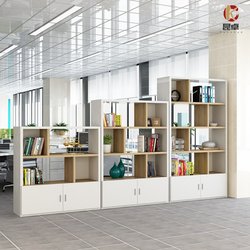 File Cabinet, Wooden Office Partition Cabinet, Double-Sided Bookcase, Data Cabinet, Low Cabinet, Storage Cabinet, Simple Display Cabinet, Floor-Standing