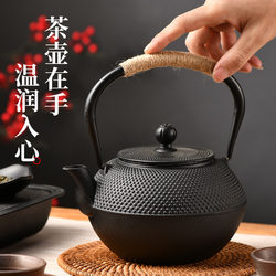 Cast Iron Teapot for Brewing Tea, Automatic Water-Filling Electric Ceramic Stove Tea Maker, Kettle for Boiling Water and Making Tea