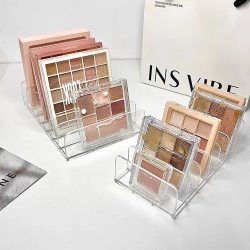 Transparent Divider Eyeshadow Palette, Miscellaneous Items, Powder, Phone, Books, Storage, Desktop, Dressing Table, Drawer, Dormitory