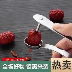 Stainless Steel Red Date Core Remover Tool, Household Tool for Removing Date Cores, Fruit Seed Remover