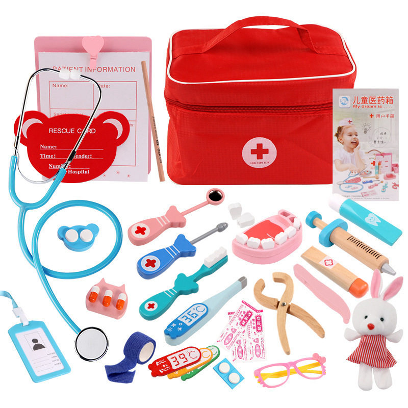 Maletín De Médico Para Niños – 15 Accesorios Realistas, Estetoscopio Con Sonido, Juego De Rol Educativo