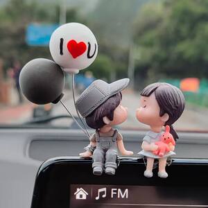 Car interior jewelry center console rearview mirror car carrying couple's decorative car internal decoration supplies Daquan net red