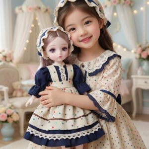 
Bar Doll Toy Girl Princess Dress Up Set Doll Simulator Children's Day Gift with Movable Joints