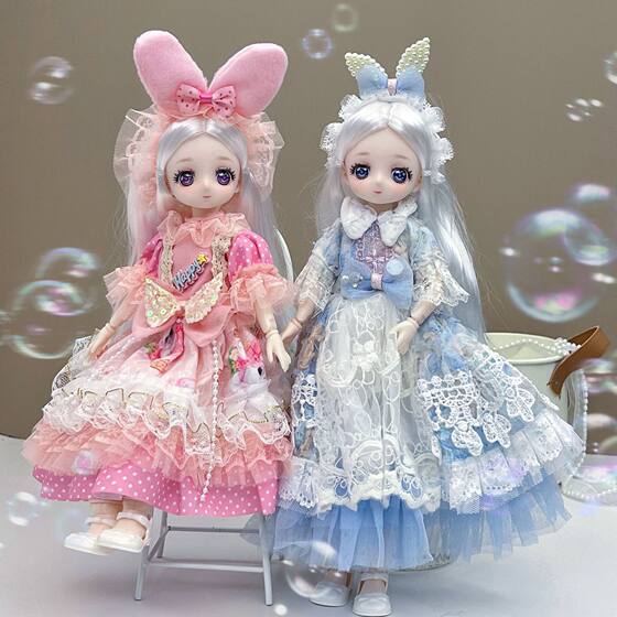 30cm Badoll Princess Girl Toys More than Clothes Can Be Changeable Clothes 2025 New Girl Children's Aisha Doll