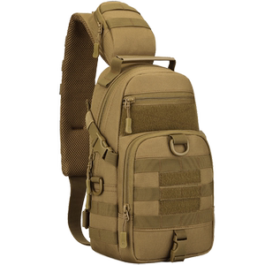 Guardian chest bag men's canvas outdoor sports tactical shoulder mesengers multifunctional soby bag Diaoyu Road sub -bag