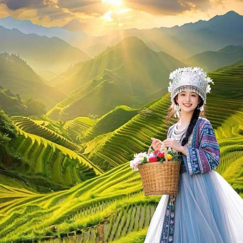 含机票2-8人小团-桂林旅游5天4晚龙脊梯田阳朔漓江遇龙河竹筏跟团