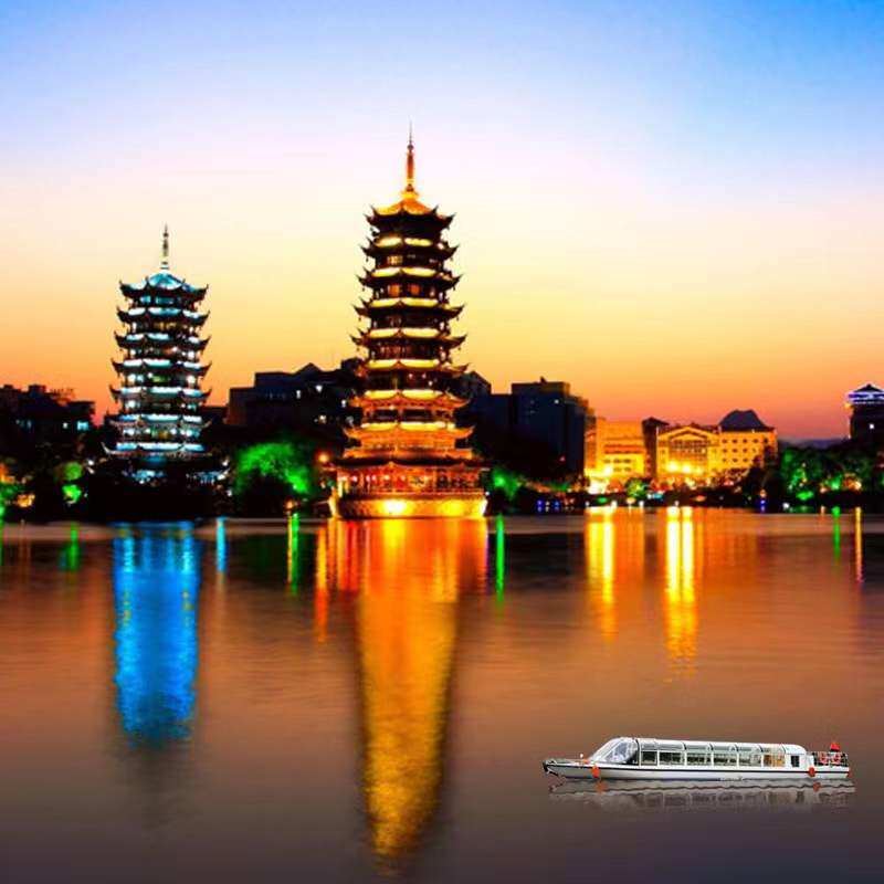 含高铁 桂林旅游5天4晚跟团游龙脊梯田漓江竹筏阳朔象鼻山五日游