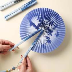 Round Fan, Magnetic Folding Fan, Chinese Traditional Fan, Women's Dance Fan, Hanfu Fan, Student Folding Fan, Dance Fan, Chinese Style