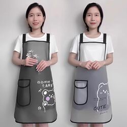 Tpu Washable Semi-Transparent Waterproof Apron for Men and Women, Suitable for Home Kitchen Cooking, Oil-Proof Apron, Aquatic Product and Catering Workwear