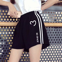 Women's Summer Shorts ins Trendy Loose Casual Three-Quarter Pants for Outdoor Wear, Running, High-Waisted, Slimming, 2025 New Quick-Dry Hot Pants