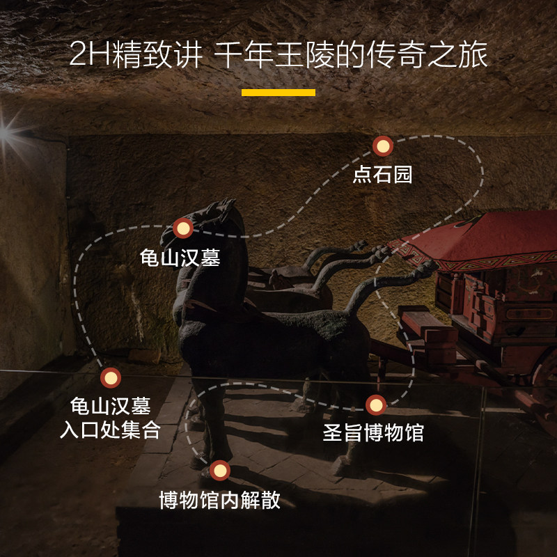 猩咖说江苏徐州龟山汉墓含门票2H大咖小包团人工讲解徐州一日游