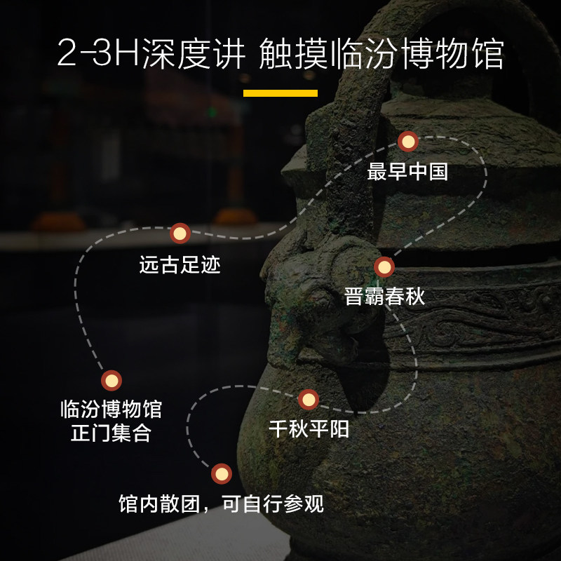 猩咖说临汾博物馆含门票大咖2-3H讲解VIP小包团亲子临汾旅游